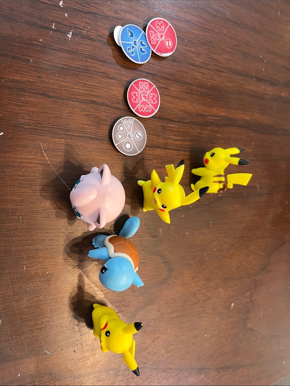 Pokemon Yellow, Blue & Pink Mini Figure Pack